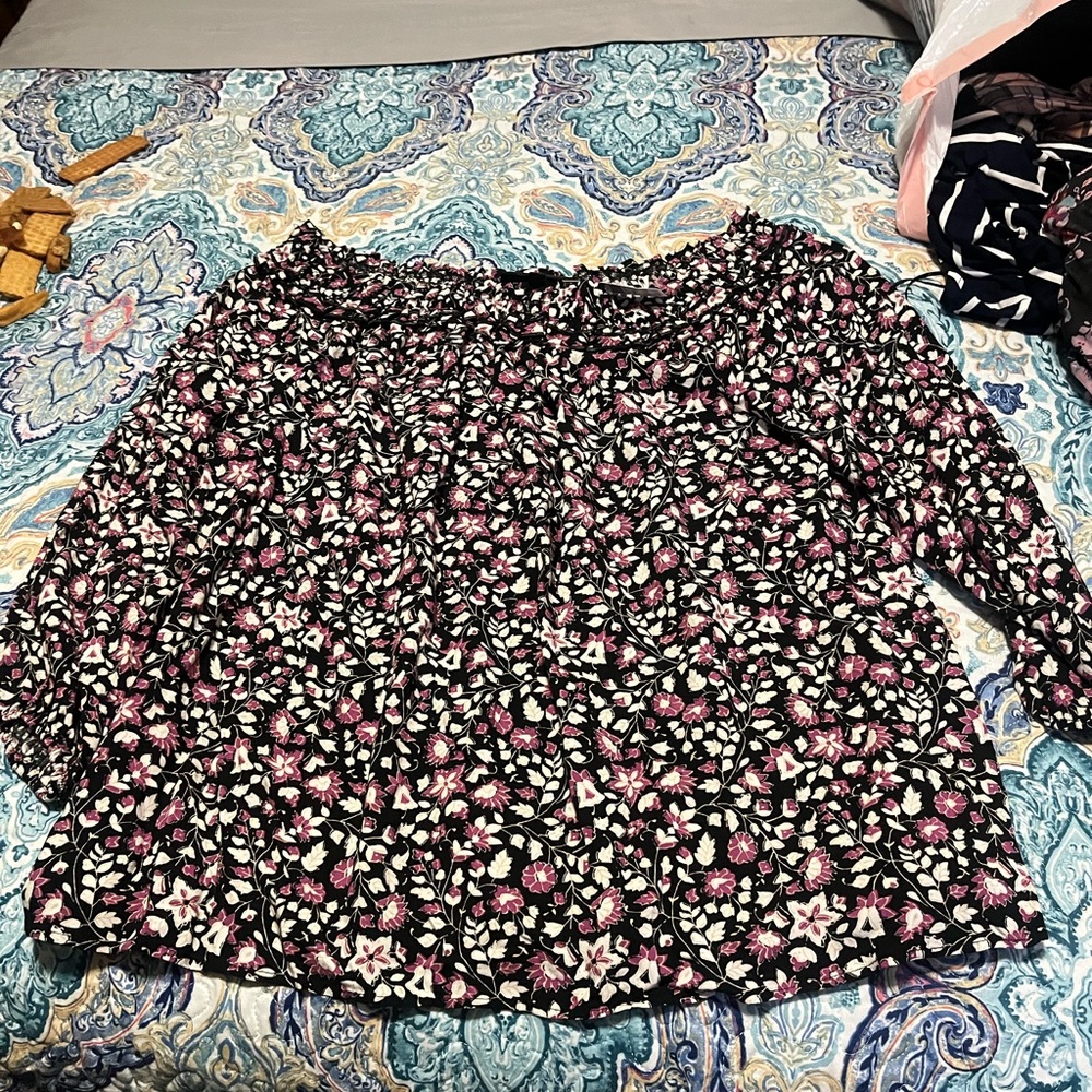 Lane Bryant floral top